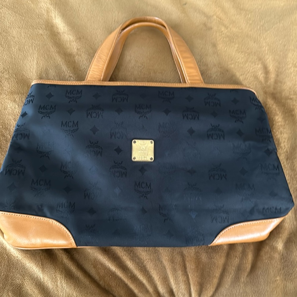 MCM Nylon & Leather Bag